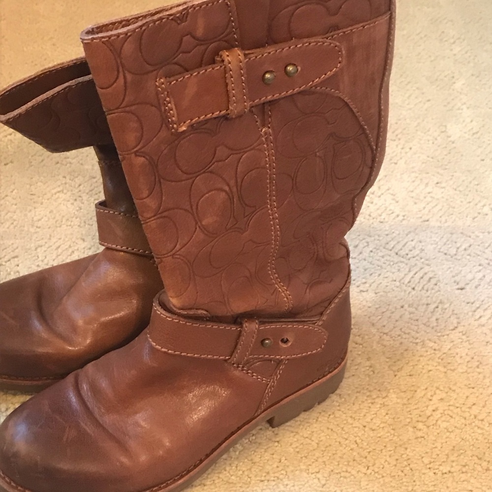 Coach Leather Boots